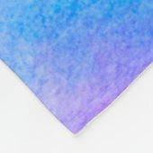 Couverture Polaire Le doux Art beau Couleur éclate. Conception de sur (Coin)