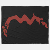 Couverture Polaire Le Dragon Rouge (Devant (Horizontal))