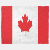 Couverture Polaire Le drapeau du Canada - Une conservation du patrimo (Devant (Horizontal))