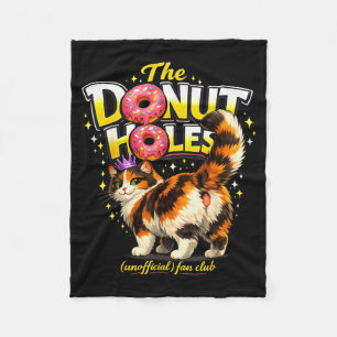 Couverture Polaire Le Fan Club The Donut Holes Mème de Chat Drôle Hom