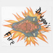 Couverture Polaire Le feu du dragon (Devant (Horizontal))
