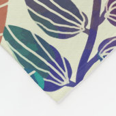 Couverture Polaire Le feuille d'automne affine l'arrière - plan (Coin)