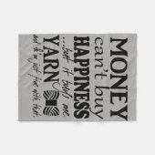 Couverture Polaire Le fil est l'artisanat du bonheur (Devant (Horizontal))