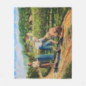 Couverture Polaire Le fils prodigue, rémission, vignoble, paysage (Devant)