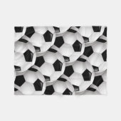 Couverture Polaire Le football du football | (Devant (Horizontal))