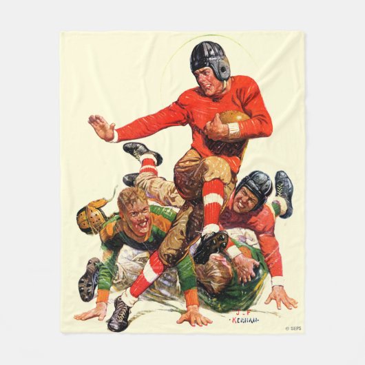 Couverture Polaire Le football d'université (Devant)