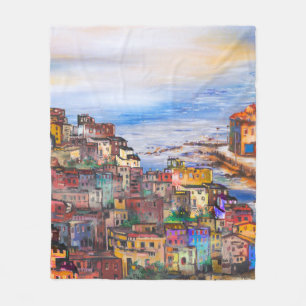 Couverture Polaire Le front de mer à Naplesitaly, naples, napoli, vil