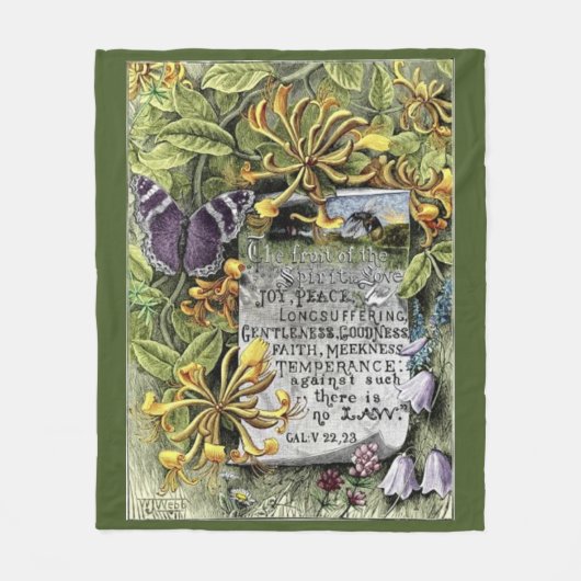 Couverture Polaire Le Fruit De L'Esprit Fleece Blanket (Devant)