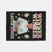 Couverture Polaire Le gagnant du dîner de Pâques Le président Trump e (Devant (Horizontal))