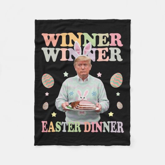 Couverture Polaire Le gagnant du dîner de Pâques Le président Trump e (Devant)