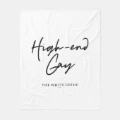 Couverture Polaire Le Gay Haut De Gamme - Le Lotus Blanc (Devant)