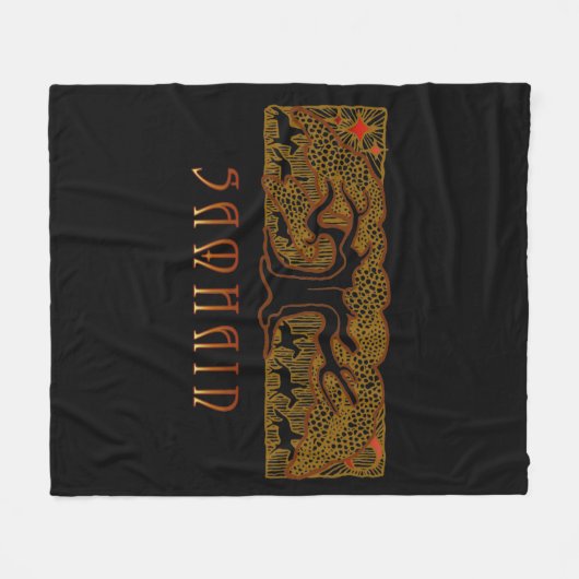 Couverture Polaire Le grand arbre Samhain (Devant (Horizontal))