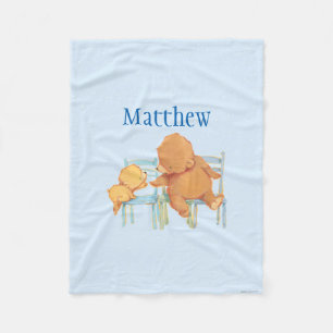 Couverture Polaire Le grand ours Brown aide peu ours jaune