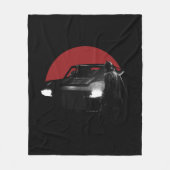 Couverture Polaire Le graphique Batman & Batmobile (Devant)