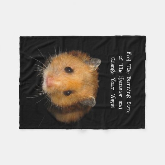 Couverture Polaire Le Hamster (Devant (Horizontal))