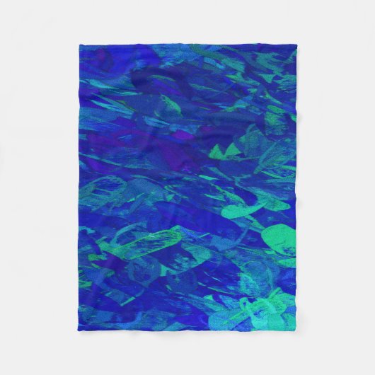 Couverture Polaire Le jardin de Monet (Devant)