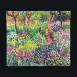 Couverture Polaire Le jardin d'Iris à Giverny par Claude Monet<br><div class="desc">Le jardin d'Iris à Giverny par Claude Monet. 
Visitez mon magasin pour un design plus intéressant et plus de choix de couleurs => zazzle.com/iwheels*</div>