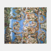 Couverture Polaire Le jugement Dernier, Michel-Ange (Devant (Horizontal))