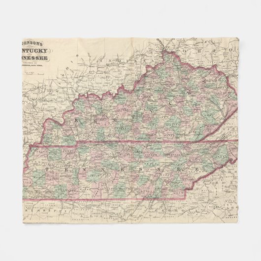 Couverture Polaire Le Kentucky et le Tennessee (Devant (Horizontal))
