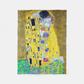 Couverture Polaire Le Kiss, Gustav Klimt (Devant)