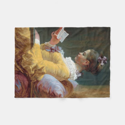 Couverture Polaire Le lecteur, Fragonard (Devant (Horizontal))