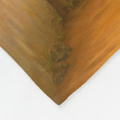 Couverture Polaire "Le lieu" - Moyen-Orient / Orient Desert Peinture (Coin)