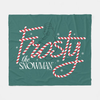 Couverture Polaire Le logo du Sucre de canne Snowman Frosty