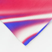 Couverture Polaire "Le marbre rouge, blanc et bleu" (Coin)