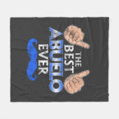 Couverture Polaire Le meilleur Abuelo jamais (Devant (Horizontal))