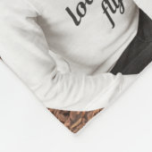 Couverture Polaire 'Le meilleur pilote du ciel', Avion, Collage photo (Coin)