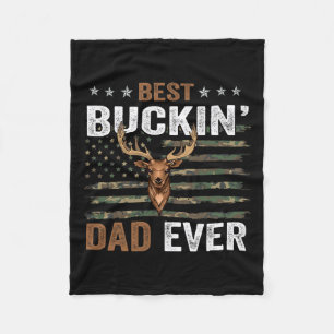 Couverture Polaire Le Meilleur Porte-Drapeau De Buckin' Papa Jamais C