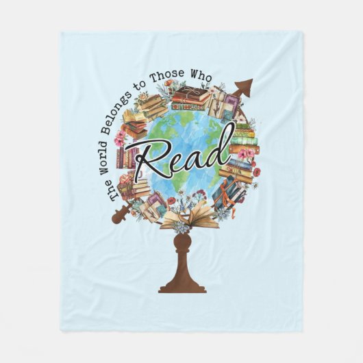 Couverture Polaire Le monde appartient à ceux qui lisent (Devant)