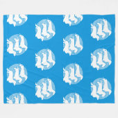 Couverture Polaire Le monde de 3 différents Dachshunds 1 (Devant (Horizontal))