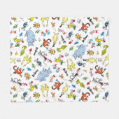 Couverture Polaire Le monde du Dr Seuss Motif (Devant (Horizontal))