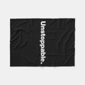 Couverture Polaire Le mot imparable _ Un design qui dit Imparable (Devant (Horizontal))