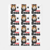 Couverture Polaire Le Motif de Boss Hamster (Devant)