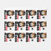 Couverture Polaire Le Motif de Boss Hamster (Devant (Horizontal))