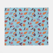 Couverture Polaire Le Motif de Valentine (Devant (Horizontal))