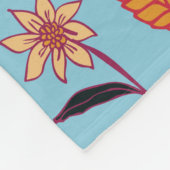 Couverture Polaire Le Motif de Valentine (Coin)