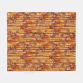 Couverture Polaire Le Motif White Lotus Sunset Safari (Devant (Horizontal))