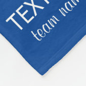 Couverture Polaire Le nom de photo du patineur de patinage (Coin)