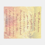 Couverture Polaire Le Notre Père (Devant (Horizontal))