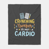 Couverture Polaire Le Numéro D'Arrêt Comptable Est Mon Cardio (Devant)