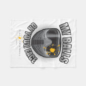 Couverture Polaire Le Paintball sur votre visage (Devant (Horizontal))