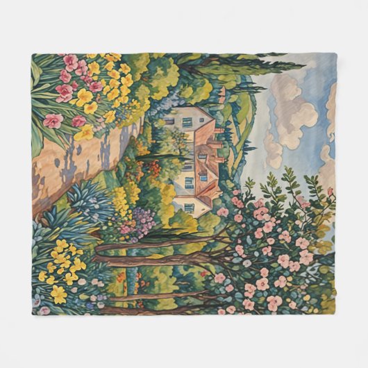 Couverture Polaire Le paradis rural (Devant (Horizontal))