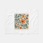 Couverture Polaire le parfum des chrysanthèmes (Devant (Horizontal))