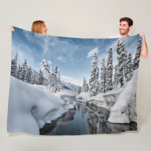 Couverture Polaire Le pays des merveilles d'hiver