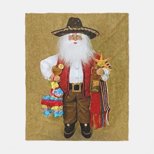 Couverture Polaire Le père noël texan du sud-ouest mexicain (Devant)