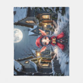 Couverture Polaire Le Petit Messager de Noël.  (Devant)