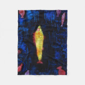 Couverture Polaire Le poisson rouge, Paul Klee (Devant)